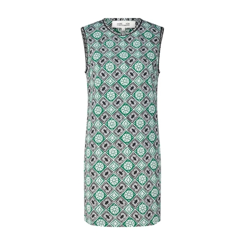 Diane von Furstenberg Minikleid Medusa mit Muster Grün Mini-Kleider