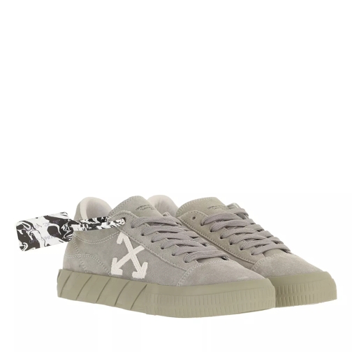 Off-White Low Vulcanized Cow Suede Lea  Beige/White lage-top sneaker