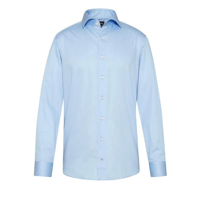 VAN LAACK Hemd Hemd Tailor Fit Uni blau