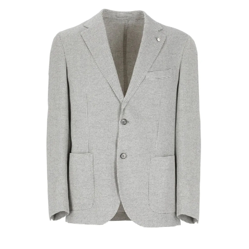 Lubiam Blazer Grey Cotton Jacket Grey