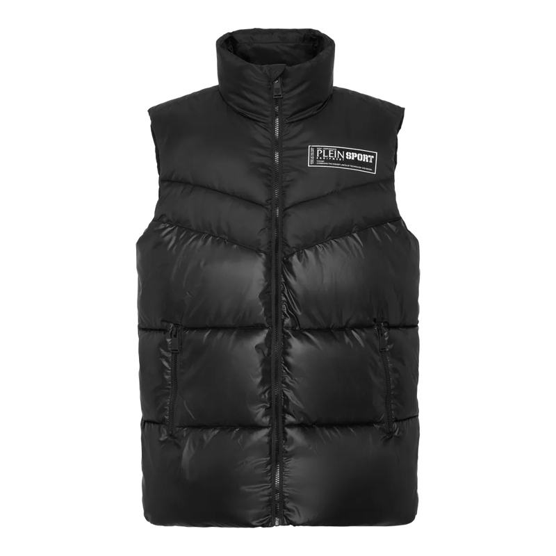 Plein Sport Weste Daunenweste schwarz