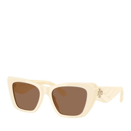 Tory Burch Sonnenbrille 0TY7216U Ivory