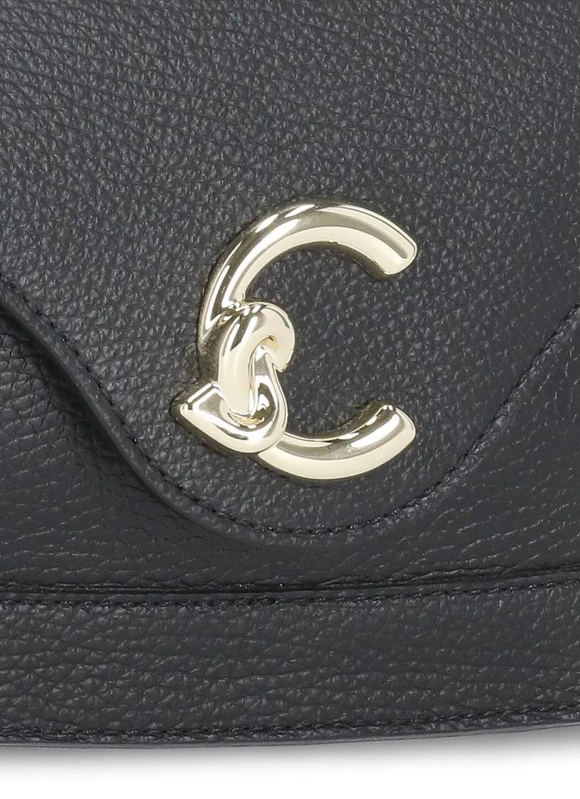 Coccinelle Hobo bags Black Leather Shoulder Bag in zwart