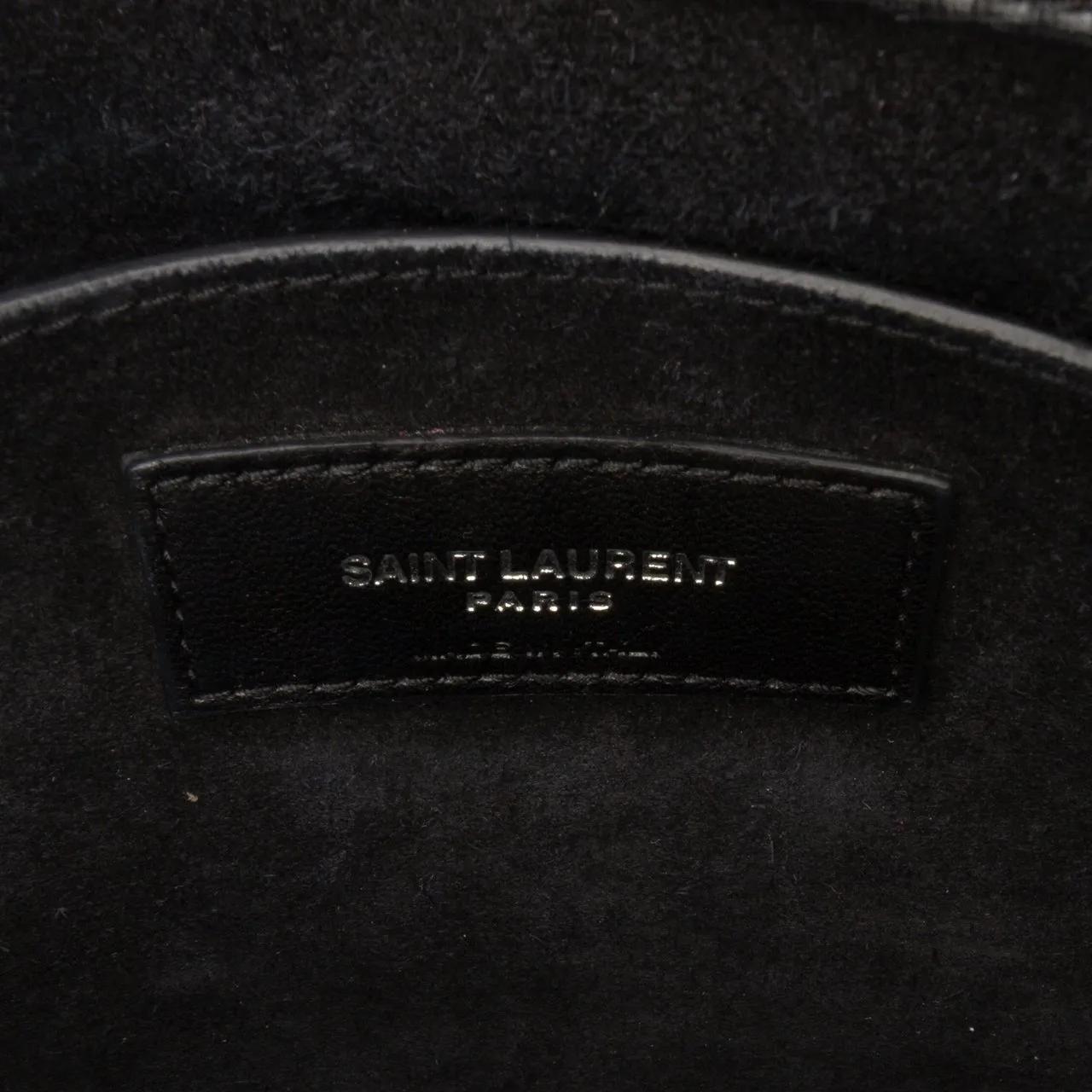 Thumbnail - Saint Laurent Hobo Bags - Large Leather Monogram Sunset Crossbody - Gr. unisize - in Schwarz - für Damen