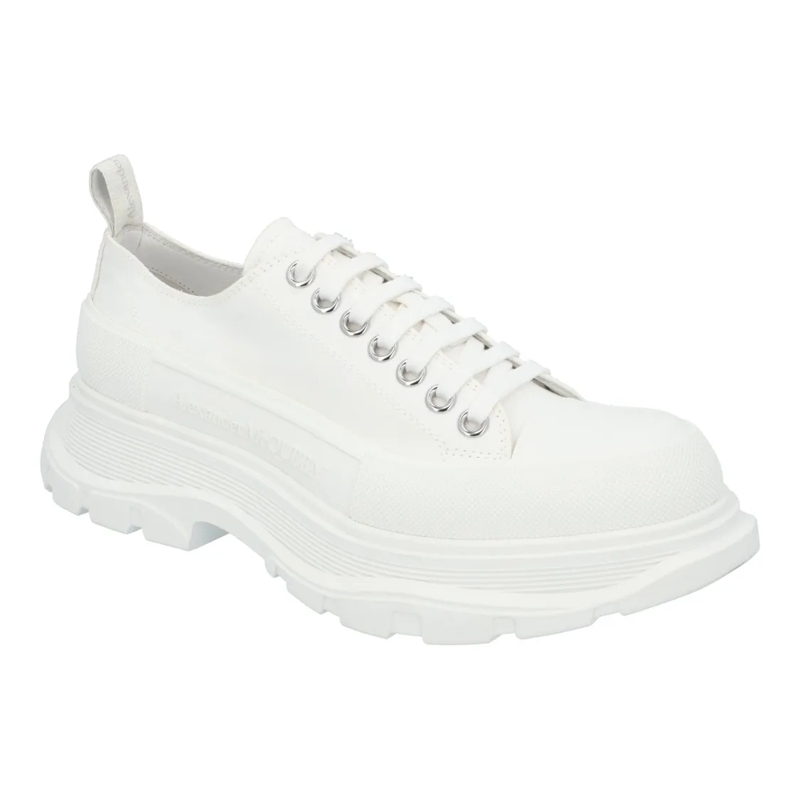 Alexander McQueen Bottes Tread Low White White
