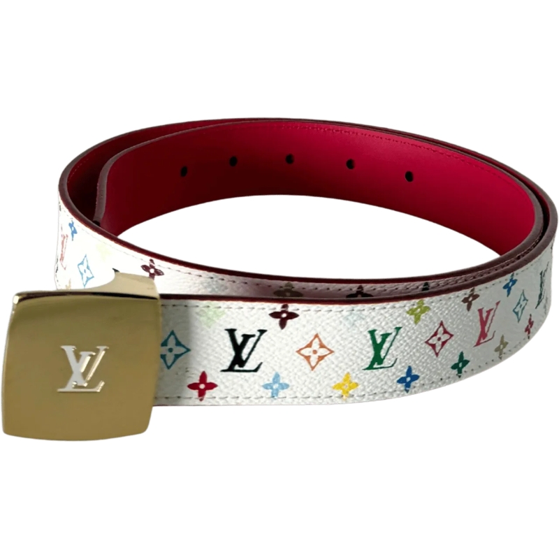 Louis Vuitton Gürtel Louis Vuitton x Murakami Monogram Gurtel Gro�e 85  mehrfarbig