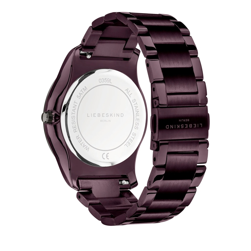 Liebeskind Berlin Multifunktionsuhr Edelstahl Classic x Trends lila(Image 3)