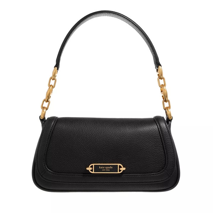 Kate spade black on sale pebbled leather satchel