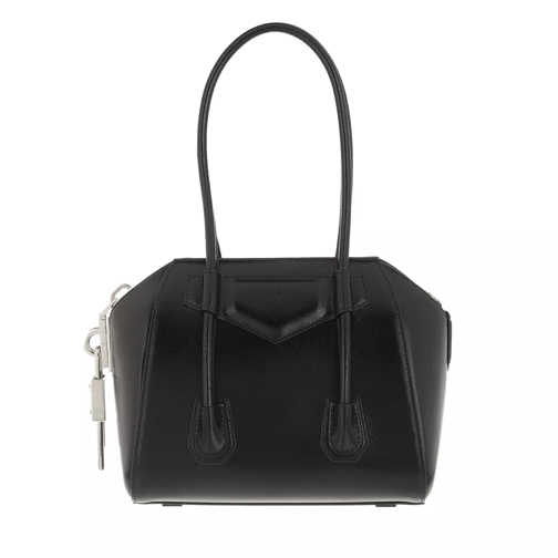 Givenchy Mini Antigona Lock in Box Bag Black Tote