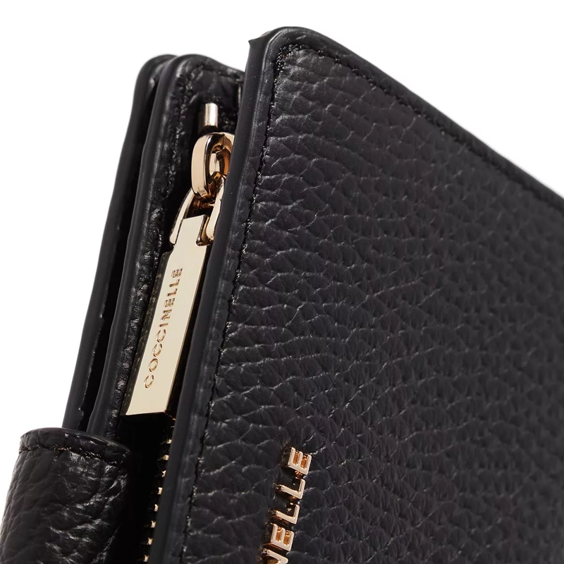 Coccinelle Bi-Fold-Portemonnaie Metallic Soft Noir(Image 4)
