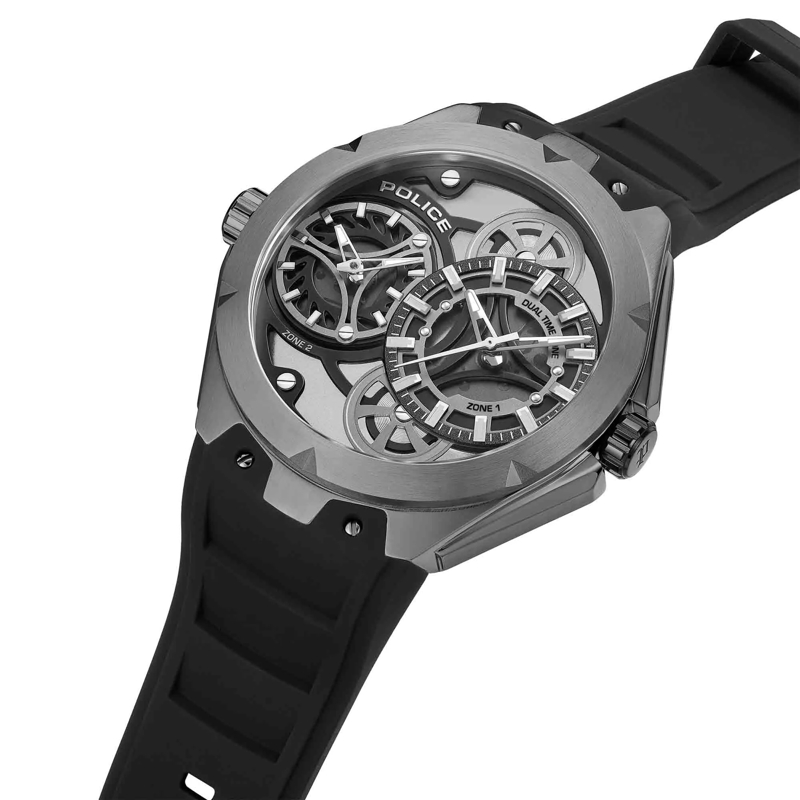 Police Automatikuhr Quarzuhr Scepter schwarz(Image 2)