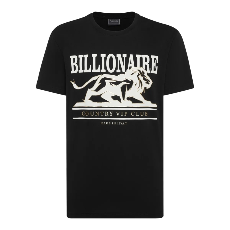 BILLIONAIRE T-Shirt T-Shirt Round Neck Ss Lion schwarz