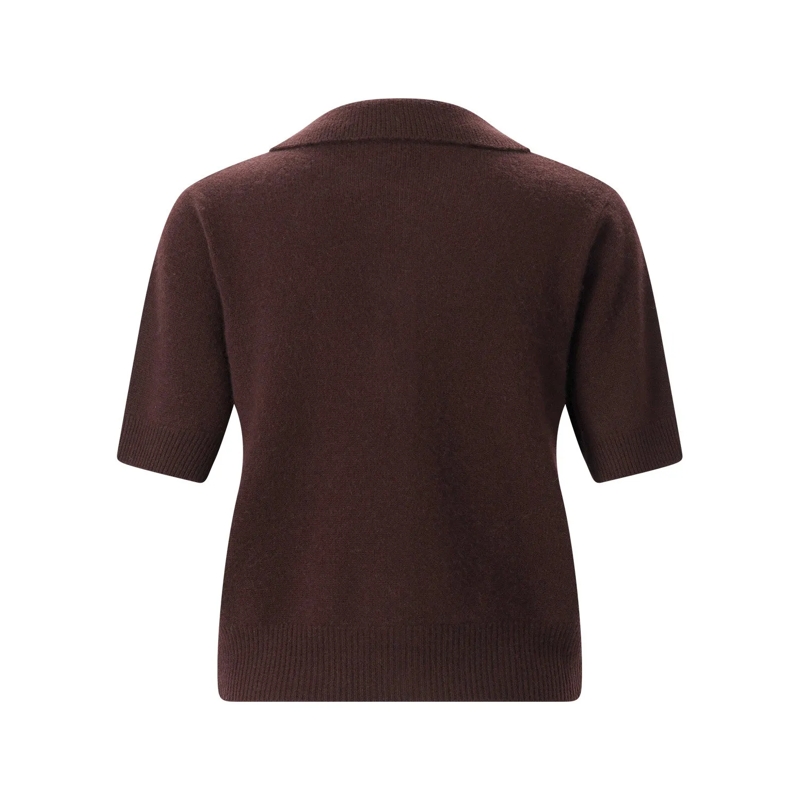True Religion Poloshirt Strickjacke aus Wolle & Kaschmir braun(Image 2)
