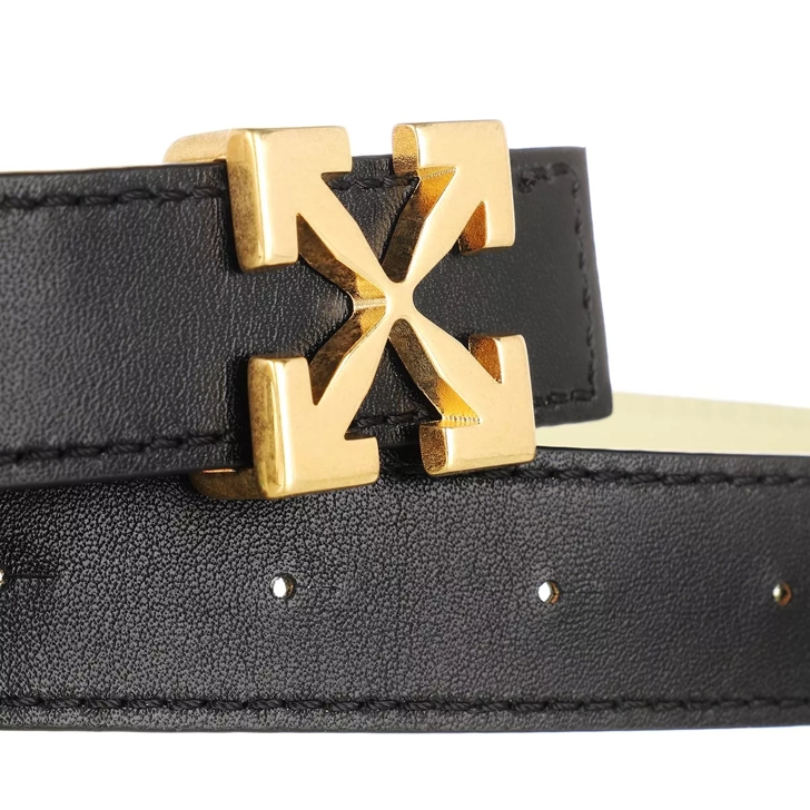 Off White Arrow Belt H25 Black Ceinture en cuir