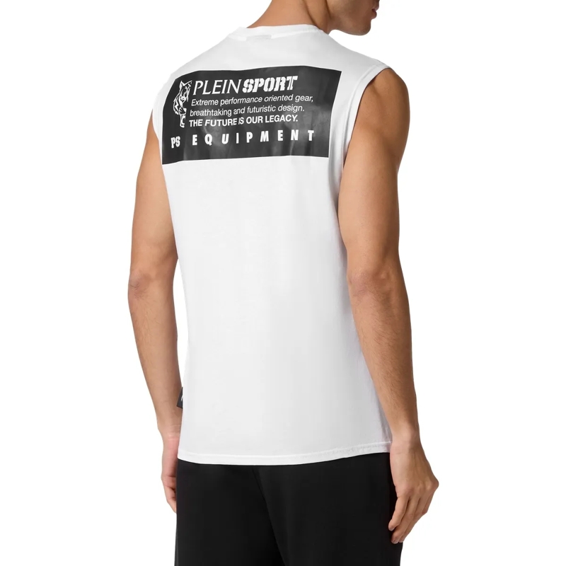 Plein Sport Top Tanktop weiss