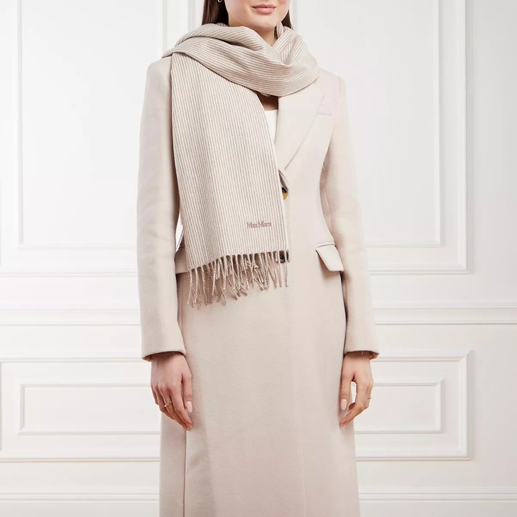 Max Mara Wsriga Beige | Cashmere Scarf