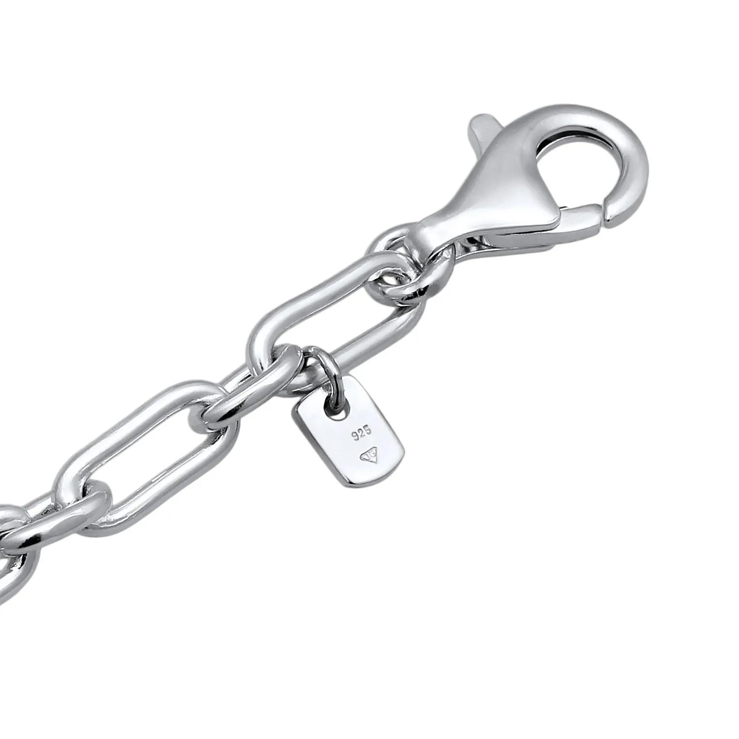 Thumbnail - Kuzzoi Halsketten - Halskette Halskette Gliederkette 925 Sterling Silb - Gr. unisize - in Silber - für Damen