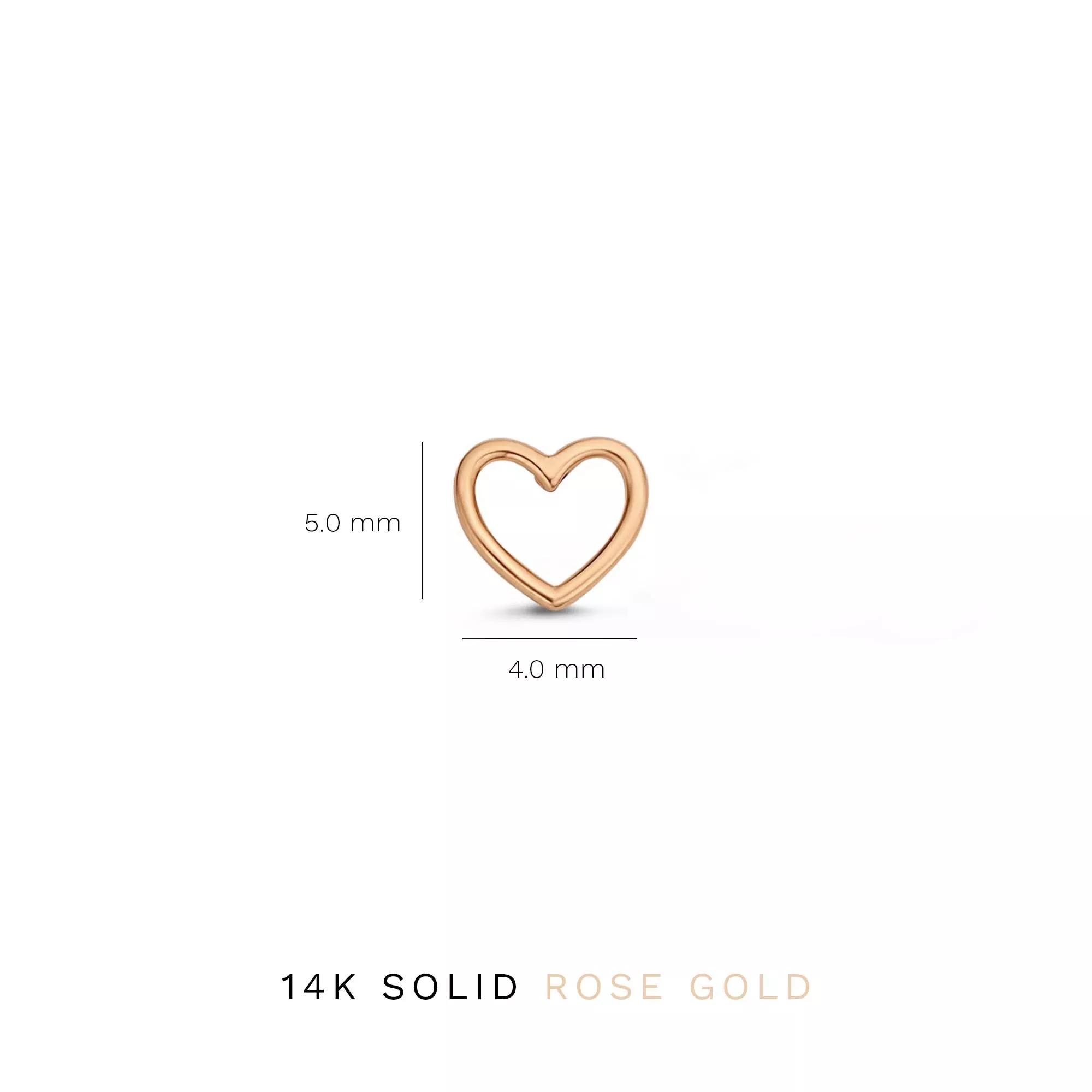 Thumbnail - Isabel Bernard Ohrringe - La Concorde Amore 585 Roségold Ohrringe - Gr. unisize - in Gold - für Damen