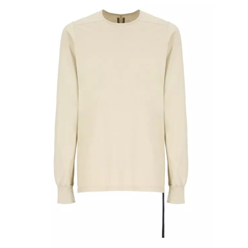 Rick Owens Beige Cotton T-shirt Neutrals 