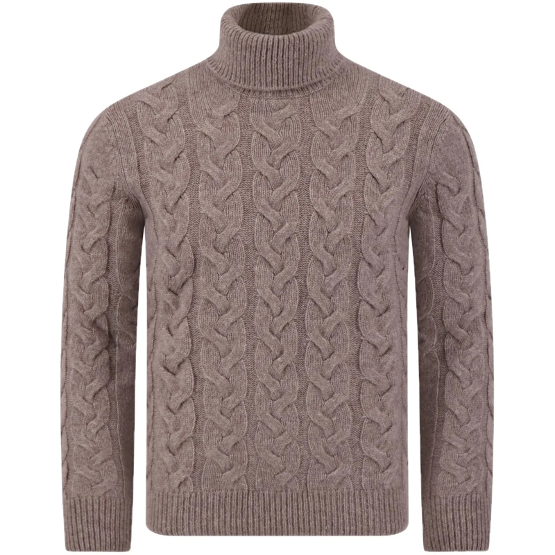 Gran Sasso Pullover Turtleneck taupe