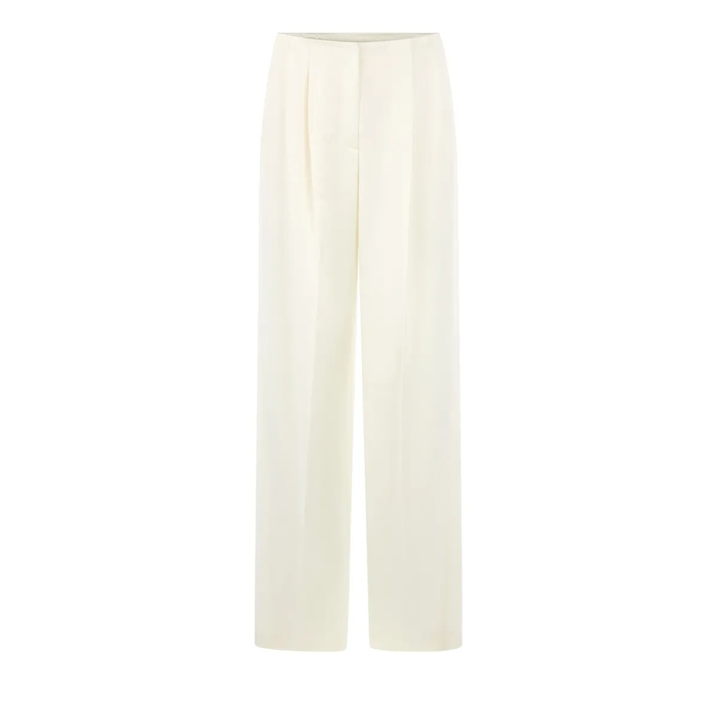 Marc Cain Stoffen broek Hose WICHITA bright ecru