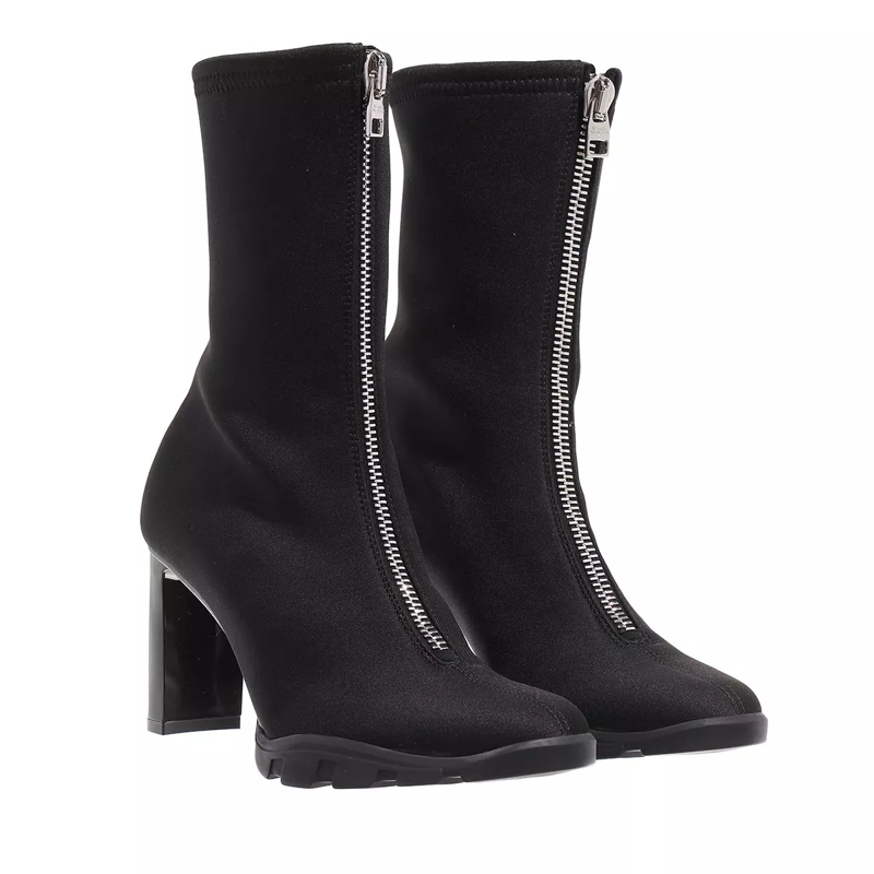 Alexander McQueen Stiefeletten Neoprene Boots Black