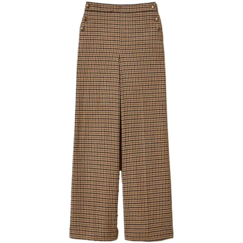 Twin-Set  Refined Silhouette Pants Neutrals