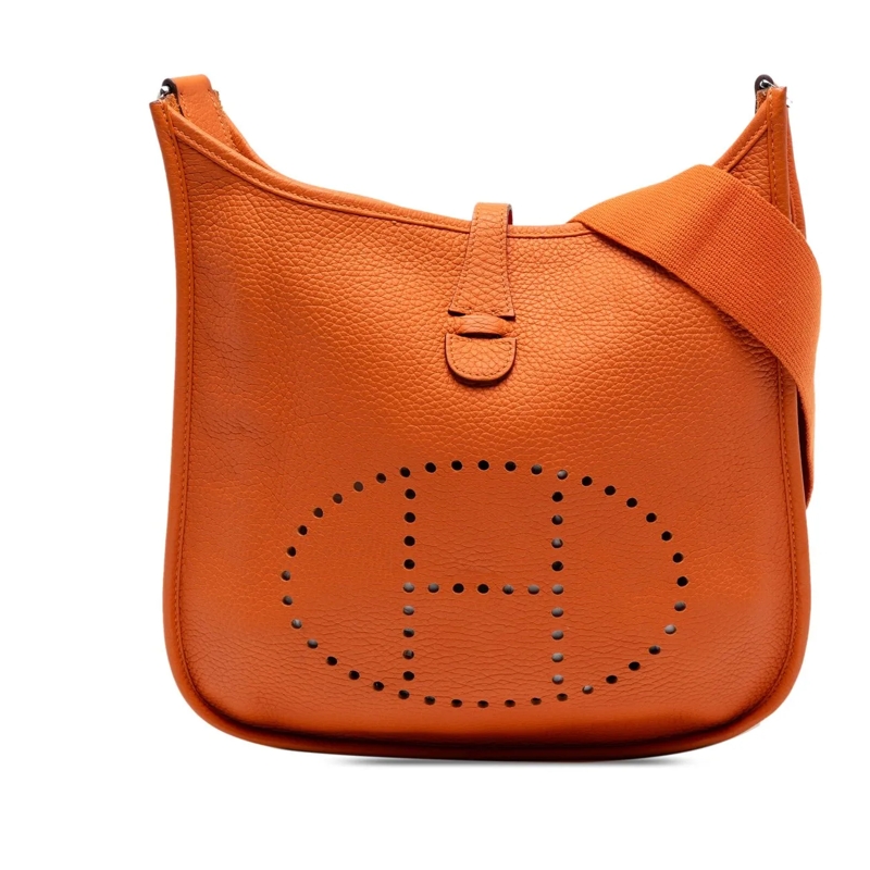 Hermès Schultertasche Clemence Evelyne III 29 orange