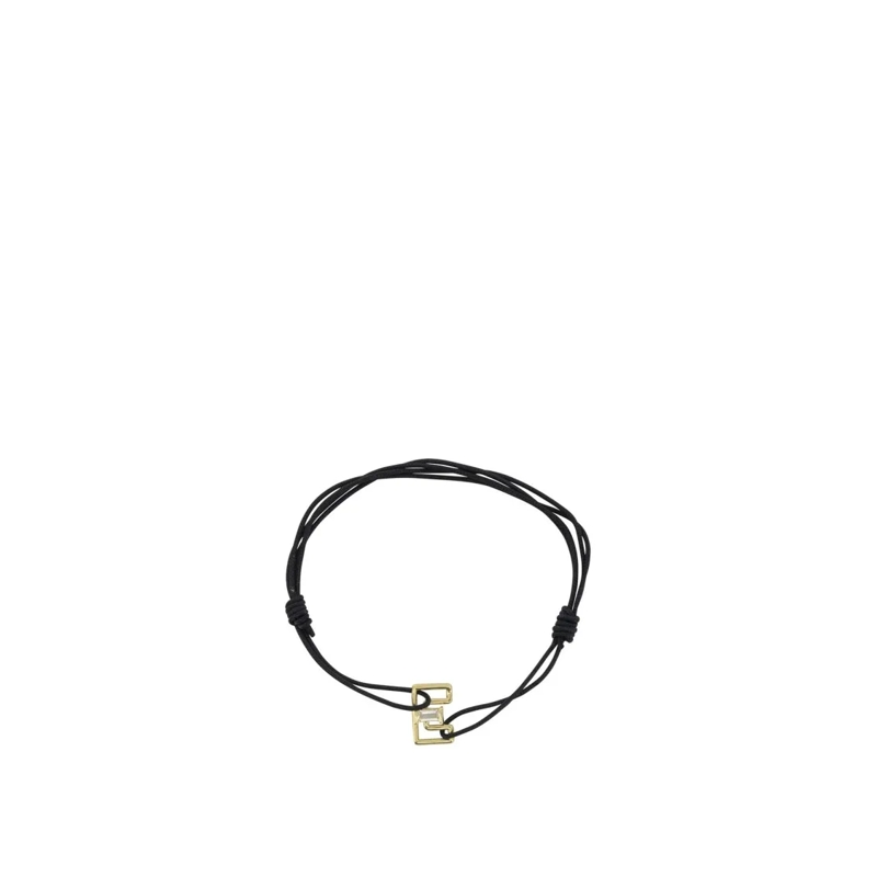 Aliita Bracelet Letter-Shaped Brass Pendant Bracelet With Baguette Not Applicable