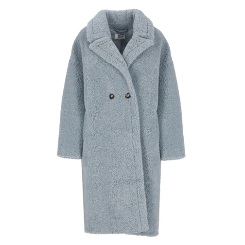 Betta Corradi  Faux Fur Coat Blue