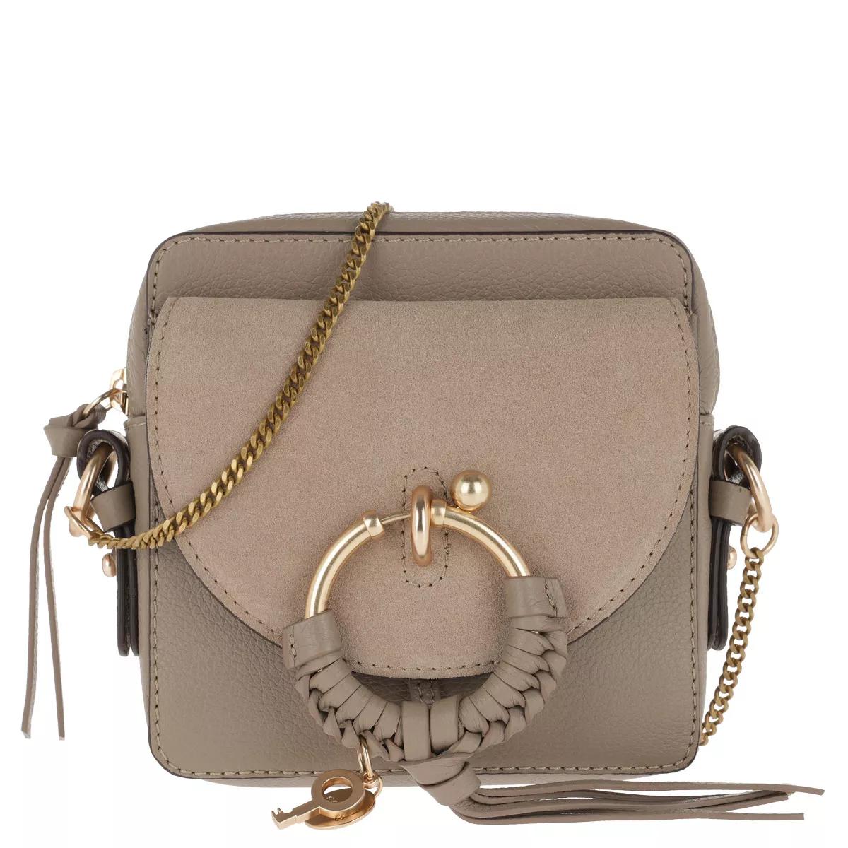 See By Chlo Joan Camera Bag Leather Motty Grey Mini Bag