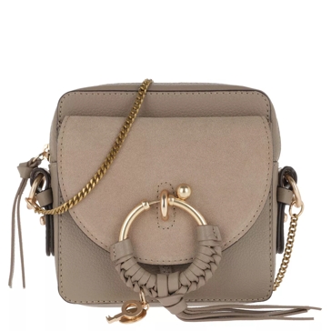 Joan Mini Leather Camera Bag in Brown - See By Chloe