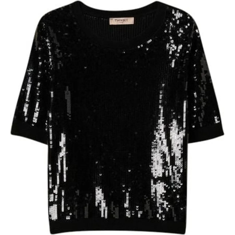 Twin-Set Bluse Shirts Black schwarz