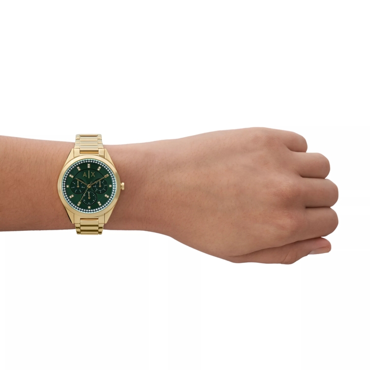 Emporio Armani Multifunction Stainless Steel Watch Gold