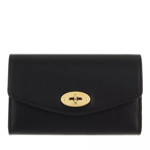 Mulberry Flip Lock Wallet Black Portemonnaie mit Überschlag