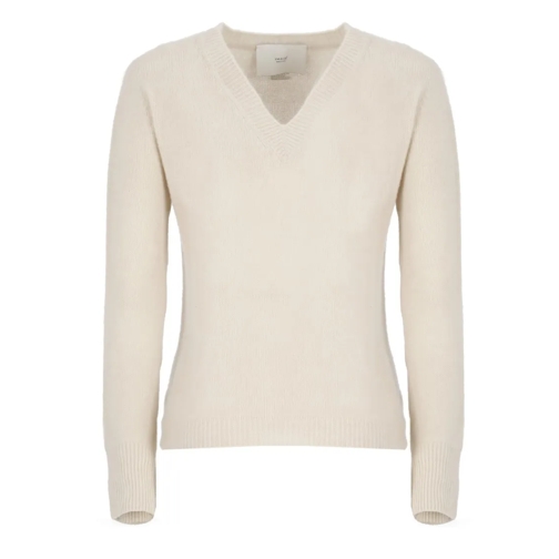 Vanise Trui Ivory Cashmere Sweater Neutrals