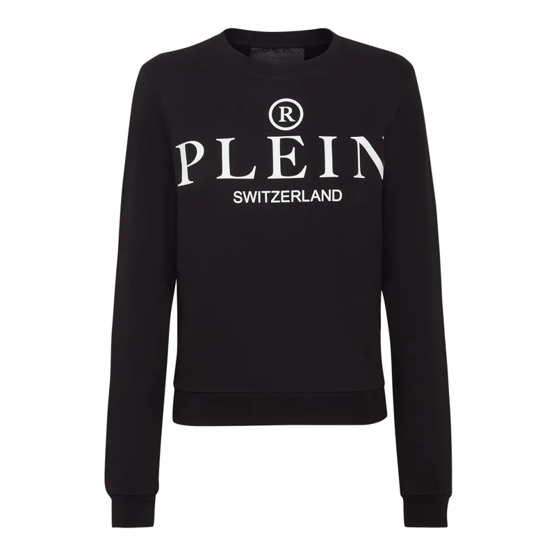 Philipp Plein Top Sweatshirt Iconic Plein schwarz