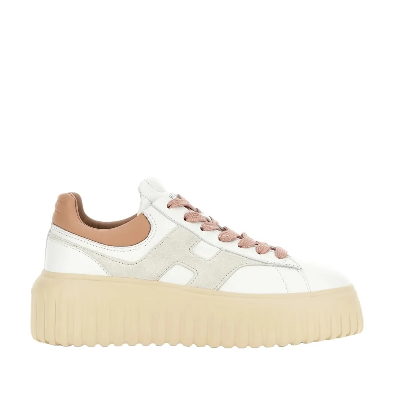 Hogan Lage-top sneaker White Sneakers With Rose Gold Accents White