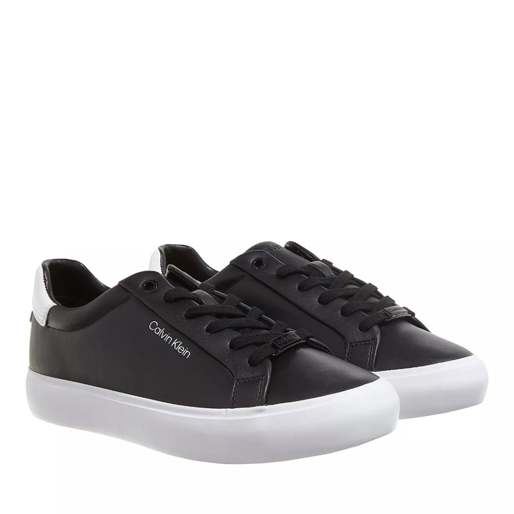 Calvin Klein Vulc Lace Up Black White Low Top Sneaker