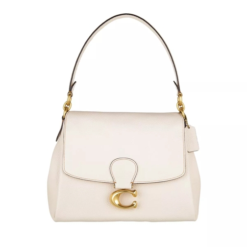 Coach Soft Pebble Leather May Shoulderbag Chalk Borsa a tracolla