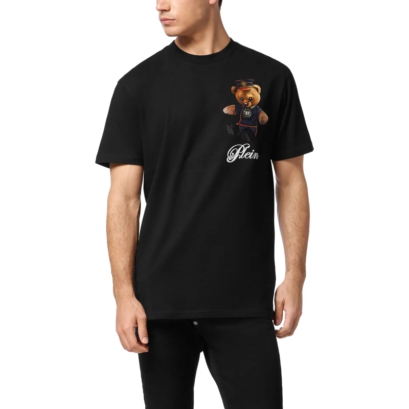 Philipp Plein T-Shirt T-Shirt Rundhalsausschnitt Ss Teddy schwarz(Image 3)