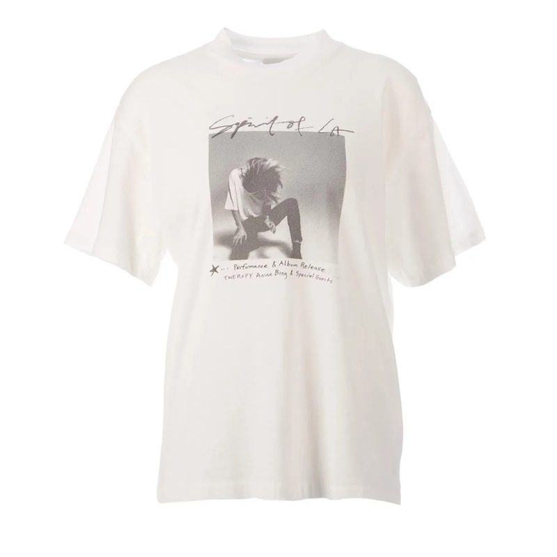Anine Bing T-Shirt Ashton Tee Spirit weiß