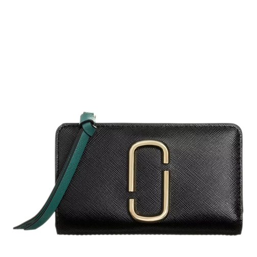 Marc Jacobs The Snapshot Compact Wallet Black/Honey Ginger/Multi Bi-Fold Portemonnaie