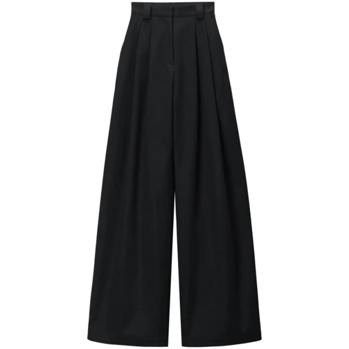 Alexander Wang High-Waisted Wide-Leg Trousers Black 