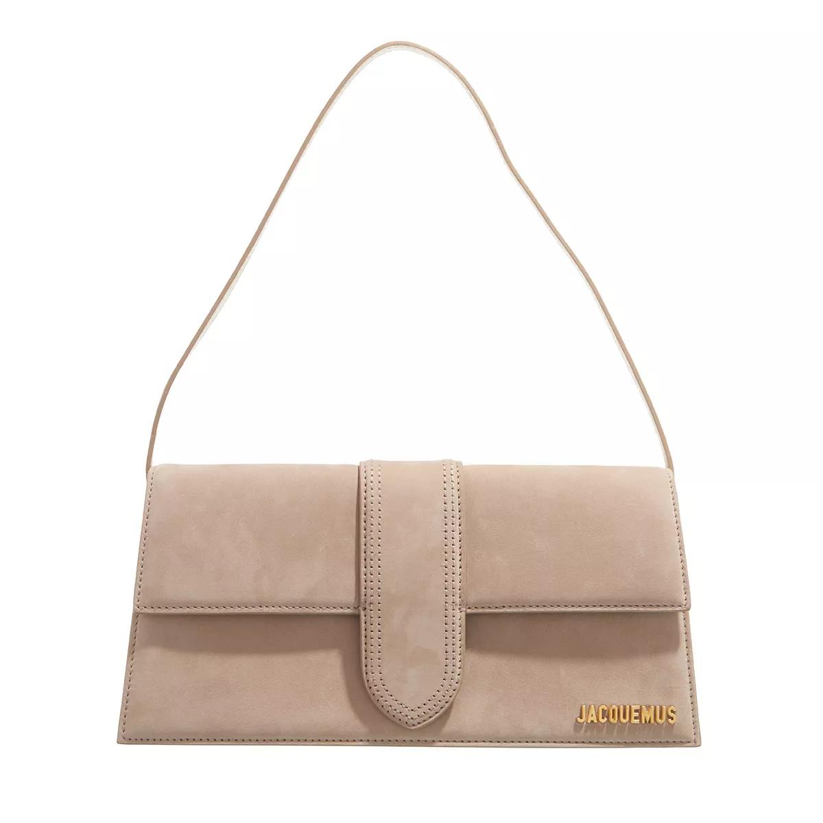 Jacquemus Hobo Bags - Le Bambino Long Flap Bag Leather - Gr. unisize - in Beige - für Damen