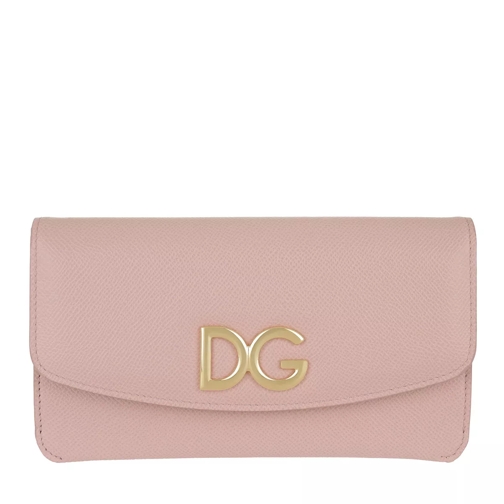 Dolce&Gabbana Multifunctional Flap Wallet Rose Portefeuille à rabat