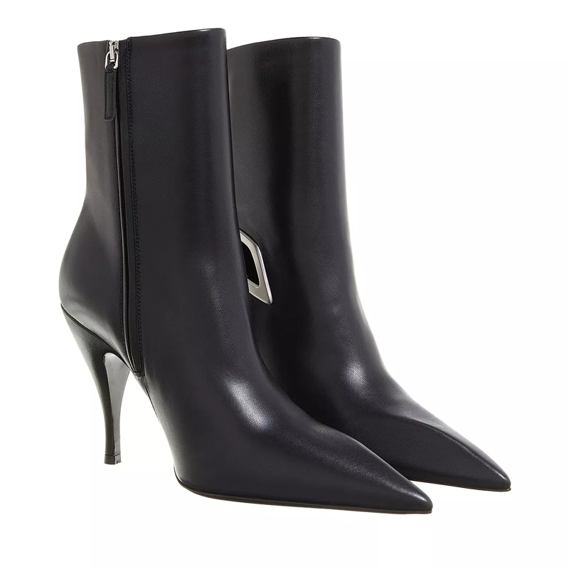 Off-White Stiefeletten Crescent Bootie Black Silver