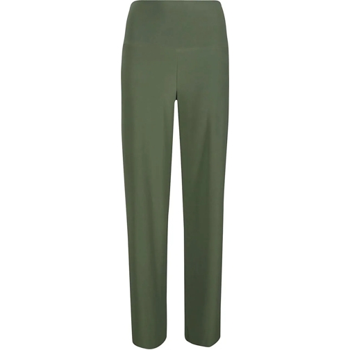 Norma Kamali  Straight Leg Pant Green grün