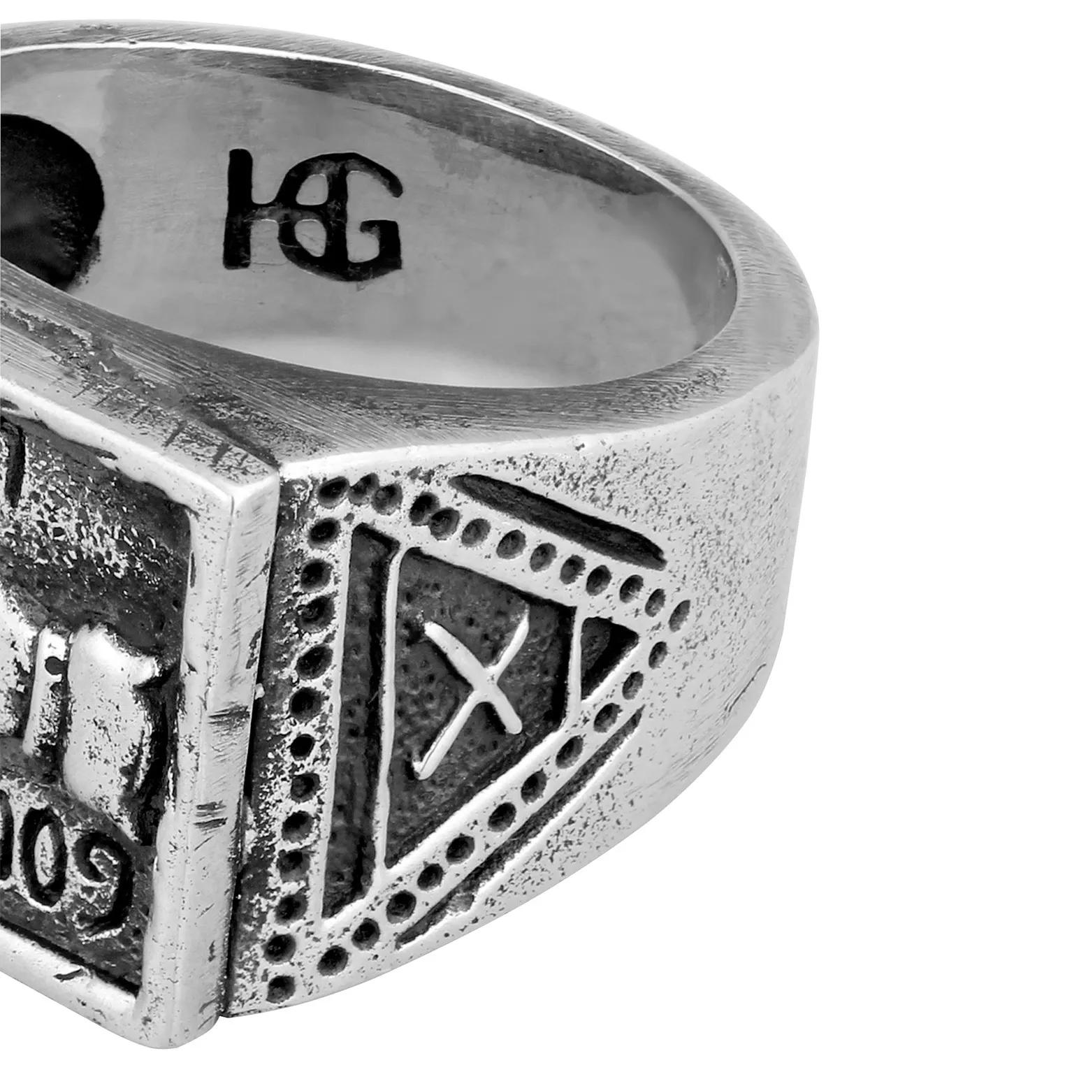 Thumbnail - Haze & Glory Ringe - Ring Siegelring - Good Things 925 Silber - Gr. 60 MM - in Silber - für Damen