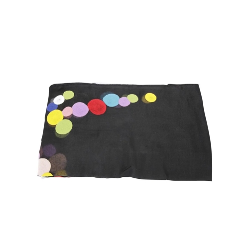 Faliero Sarti Leichter Schal Polka Dot Fringed Scarf Black